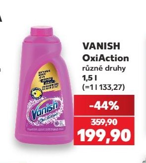 VANISH OxiAction různé druhy 1,5 l
