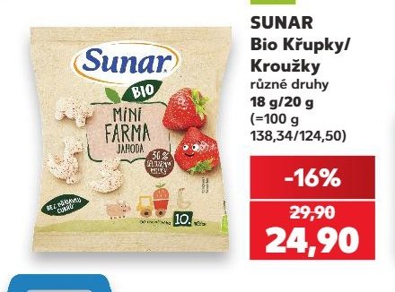 Sunar Bio Křupky/Kroužky