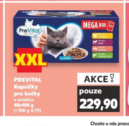 PREVITAL Kapsičky pro kočky