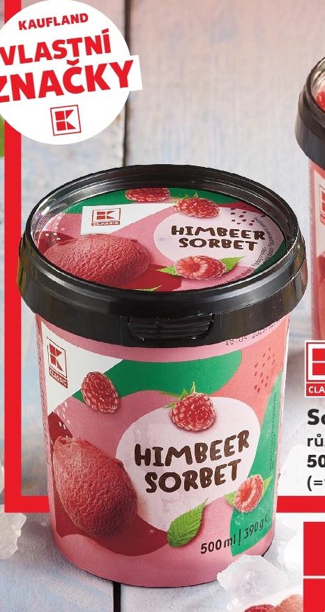 Sorbet různé druhy 500 ml