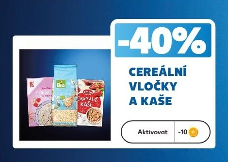 Cereální vločky a kaše