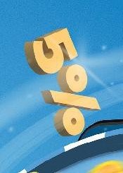 5%