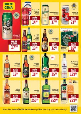 akční leták BILLA 5.8.2026-11.8.2026
