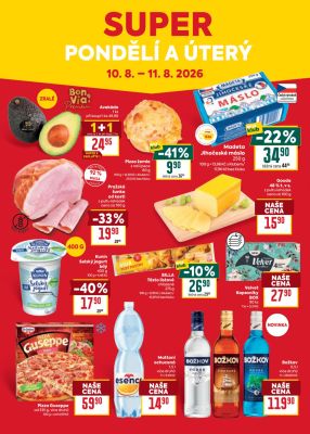 akční leták BILLA 5.8.2026-11.8.2026