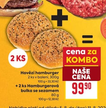 Hovězí hamburger