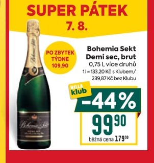 Bohemia Sekt Demi sec, brut