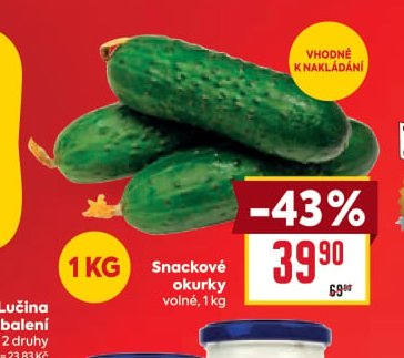 Snackové okurky