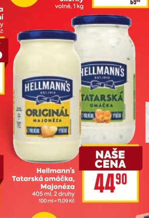 Hellmann's Tatarská omáčka, Majonéza