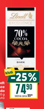 Lindt Excellence Čokoláda