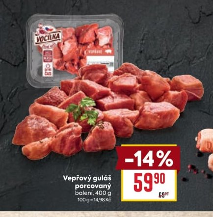 Vepřový guláš porcovaný