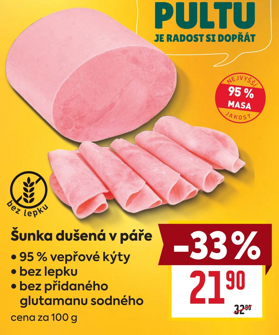 Šunka dušená v páře