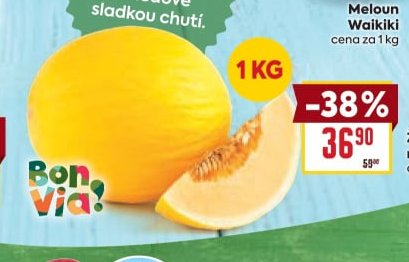 Žlutý meloun medový