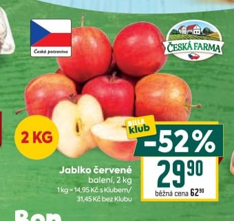 Jablko červené