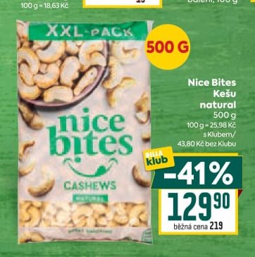 Nice Bites Kešu natural