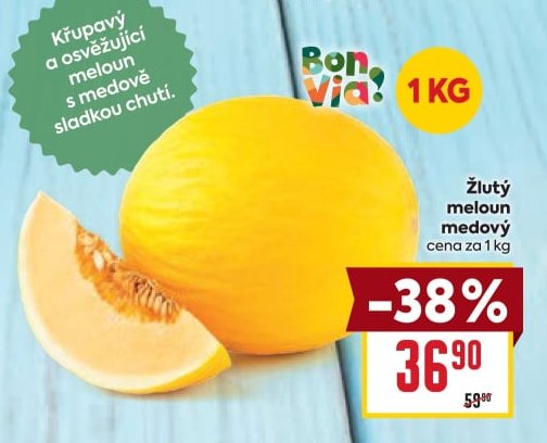 Žlutý meloun medový