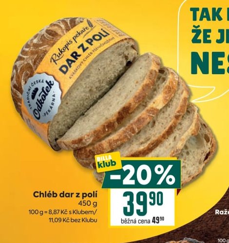Chléb dar z polí 450 g