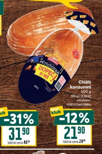 Chléb konzumní 500 g