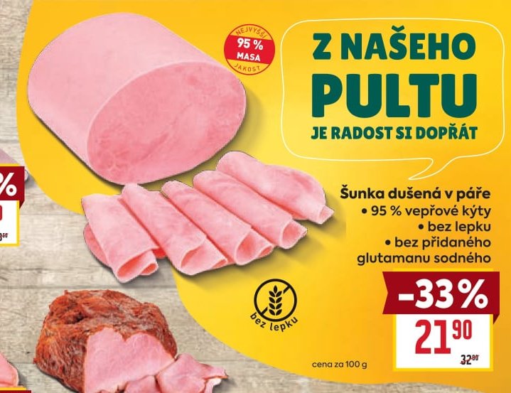 Šunka dušená v páře