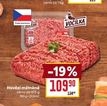 Hovězí mělněné