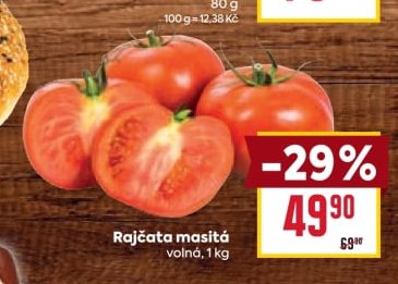 Rajčata masitá volná, 1 kg