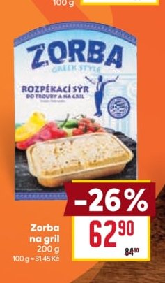 Zorba na gril 200 g