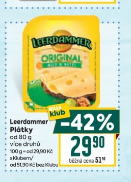 Leerdammer Plátky