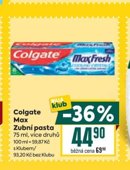 Colgate Max zubní pasta