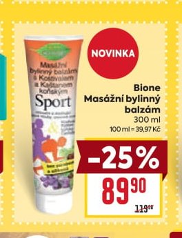 Bione Masážní bylinný balzám