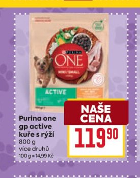 Purina one gp active kuře s rýží