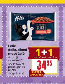 Felix delic. sliced maso želé
