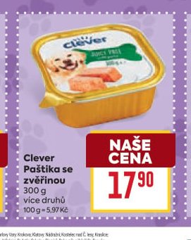 Clever Paštika se zvěřinou