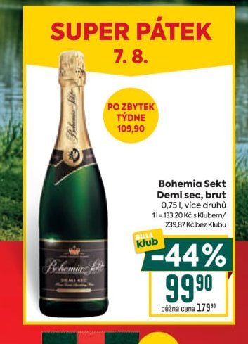 Bohemia Sekt Demi sec, brut 0,75 l