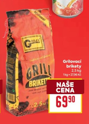Grilovací brikety 2,5 kg