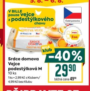 Srdce domova Vejce podestýlková M