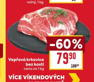 Vepřová krkovice bez kosti