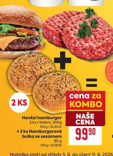 Hovězí hamburger