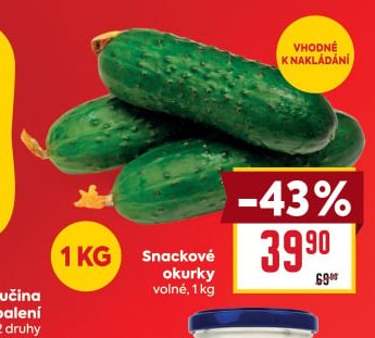 Snackové okurky
