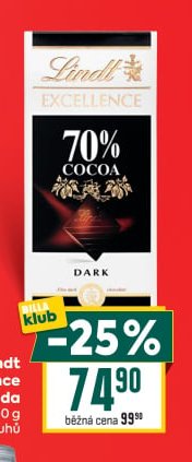 Lindt Excellence Čokoláda