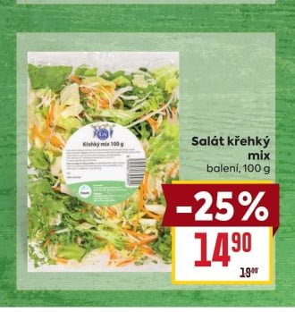 Salát křehký mix