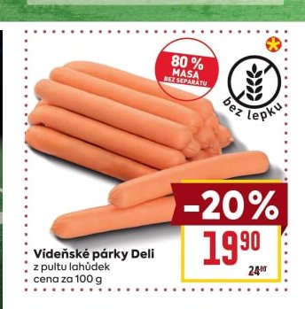 Vídeňské párky Deli