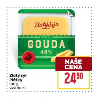 Zlatý sýr Plátky