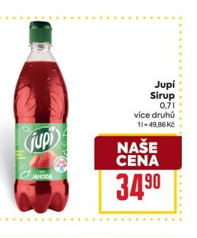 Jupí sirup 0,7 l