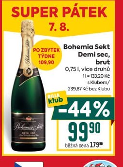 Bohemia Sekt Demi sec, brut