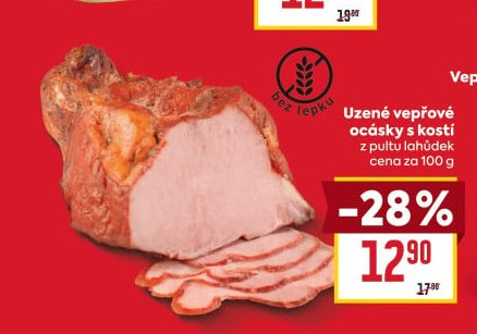 Uzené vepřové ocásky s kostí