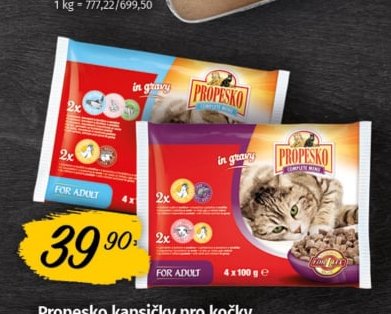 Propesko kapsičky pro kočky