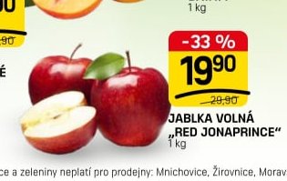 JABLKA VOLNÁ RED JONAPRINCE
