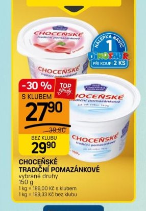 CHOCEŇSKÉ TRADIČNÍ POMAZÁNKOVÉ