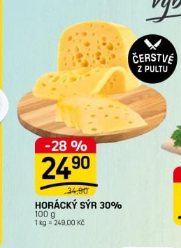 HORÁCKÝ SÝR 30%