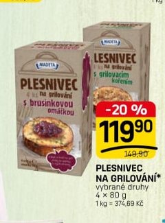 PLESNIVEC NA GRILOVÁNÍ