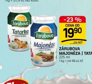 ZÁRUBOVA MAJONÉZA | TATARKA 225 ml